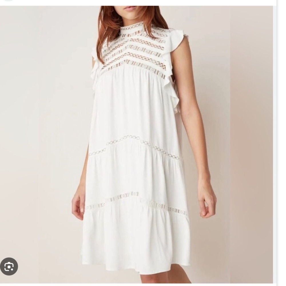 Ba&sh Zenna Ecru dress size 3 = US womens large - Picture 2 of 12